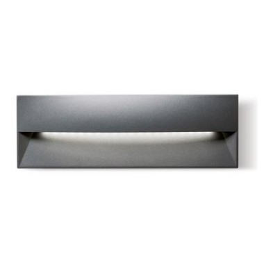 LAMPADA INCASSO RETTANGOLARE GRANDE 12W LED 3000K - SOVIL 98241/16 product photo Photo 01 3XL