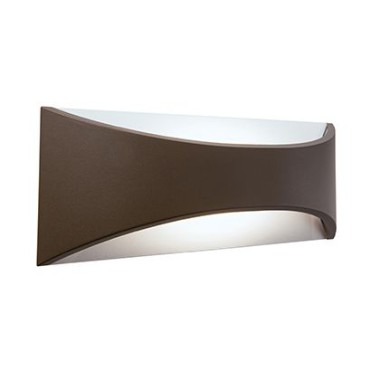 APPLIQUE DA ESTERNO LED MOON 12W 4000K MARRONE - SOVIL 99108/27 product photo Photo 01 3XL