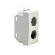 PLASTICA 2 FORI TIPO VIMAR ARKE BIANCA - TELEVES 529188 product photo Photo 01 2XS