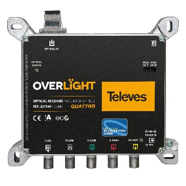 OVERLIGHT RX FO QUATTRO + TDT - TELEVES 237540 product photo Photo 01 3XL