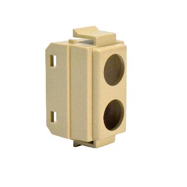 ADATTATORE DEMIX 2 FORI TIPO VIMAR SERIE 8000 - TELEVES 529158 - TELEVES 529158 - TELEVES 529158 product photo Photo 01 3XL