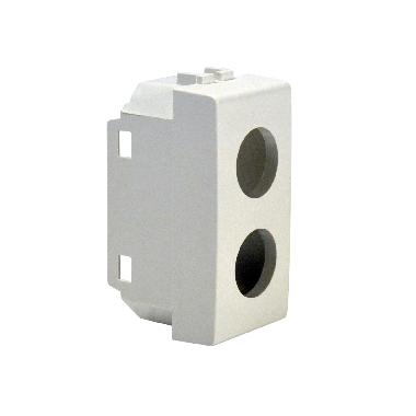 PLASTICA 2 FORI TIPO VIMAR ARKE BIANCA - TELEVES 529188 product photo Photo 01 3XL