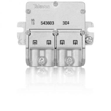 MINI PARTITORE EASYF 3VIE 2400MHZ 8,5/7,5DB - TELEVES 543603 product photo Photo 01 3XL