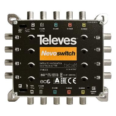 NEVOSWITCH 5X5X8 ''F'' TERMINAL/CASCATA - TELEVES 714503 - TELEVES 714503 - TELEVES 714503 product photo Photo 01 3XL