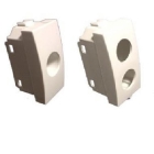 PLASTICA  2 FORI TIPO ABB BIANCA - TELEVES 529184 product photo