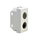 PLASTICA 2 FORI TIPO VIMAR ARKE BIANCA - TELEVES 529188 product photo