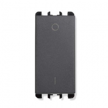 INTERRUTTORE 2 POSTI 16A 1M V TST ANTRACITE - URMET DOMUS 10162 product photo