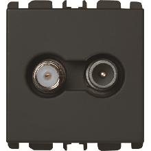 PRESA TV-SAT DIRET.DEMISC. 2DB - URMET DOMUS 13400/2 - URMET DOMUS 13400/2 - URMET DOMUS 13400/2 product photo