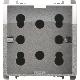PR.MUL.STD 16A SHUKO 2XBIPA AL - URMET DOMUS 10311/2AL - URMET DOMUS 10311/2AL - URMET DOMUS 10311/2AL product photo Photo 01 2XS