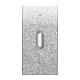 Copritasto illuminabile per interruttore 2P (codice 10162xx), 1 modulo, Nea, alluminio - URMET DOMUS 10367AL product photo Photo 01 2XS
