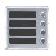 MOD.SINTHESI S2 4P.P/P.EST.TEL - URMET DOMUS 1148/4 - URMET DOMUS 1148/4 product photo Photo 01 2XS