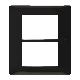 PLACCA FLEXA 3+3 MOD.ANTRACITE - URMET DOMUS 11823.AN - URMET DOMUS 11823.AN product photo Photo 01 2XS