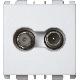 PRESA TV-SAT DIRET.DEMISC. 2DB - URMET DOMUS 13400/2.B - URMET DOMUS 13400/2.B - URMET DOMUS 13400/2.B product photo Photo 01 2XS