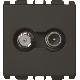 PRESA TV-SAT DIRET.DEMISC. 2DB - URMET DOMUS 13400/2 - URMET DOMUS 13400/2 - URMET DOMUS 13400/2 product photo Photo 01 2XS