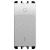 INTERRUTTORE 2 PULSANTI 16A 1M TST ALLUMINIO - URMET DOMUS 10162AL product photo Photo 01 2XS