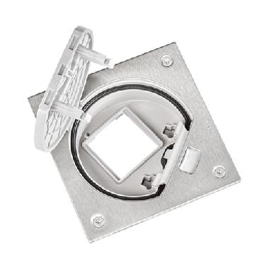 Porta meccanismo vuoto per dispositivi K45, acciaio scuro - URMET DOMUS 12066/E23.AC product photo Photo 01 3XL