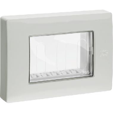 CALOTTA IP55 3MOD GRIGIA - URMET DOMUS 12513.GR - URMET DOMUS 12513.GR - URMET DOMUS 12513.GR product photo Photo 01 3XL