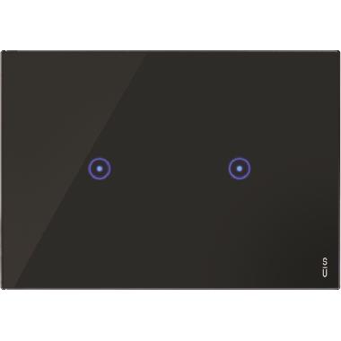 PLACCA S/TOUCH 2 I/P 3M NERO - URMET DOMUS 14023.NR - URMET DOMUS 14023.NR product photo Photo 01 3XL