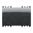 COPRITASTO 3M ACCIAIO SCURO - URMET DOMUS 10360/3AC - URMET DOMUS 10360/3AC - URMET DOMUS 10360/3AC product photo