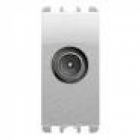 PRESA TV-SAT DIRETTA MASCHIO 1 MODULO ATTENUAZIONE 0,5 DB NEA ALLUMINIO - URMET DOMUS 10401AL product photo