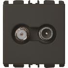 PRESA TV-SAT DIRET.DEMISC. 2DB - URMET DOMUS 13400/2 - URMET DOMUS 13400/2 - URMET DOMUS 13400/2 product photo