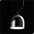 PLAFONIERA ALUM SOSPENSIONE CRISTALLO METALLO E27 - VETRERIA VISTOSI SPALUMMETCR product photo Photo 01 2XS