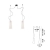 CHEOPE  SOSPE      P D2 TOPAZI - VETRERIA VISTOSI SPCHEOPD2TTRC product photo Photo 01 2XS