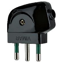 Spine e prese Spina 2P+T 16A S17 90° nero - VIMAR 00212 product photo