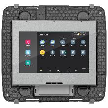 TOUCH SCREEN DOMOTICO IP4,3 POE8M NEUTRO - VIMAR 01420.BN - VIMAR 01420.BN product photo