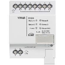 ATTUATORE 4 USCITE ANALOGICHE KNX - VIMAR 01536 - VIMAR 01536 product photo