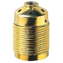 PORTALAMPADE E27 RACC.M10 FILETTATO OTTONE - VIMAR 02143 - VIMAR 02143 product photo