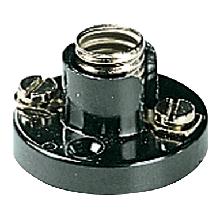 2196 – PORTALAMPADA E10 BASE BAKELITE NERO - VIMAR 02196 - VIMAR 02196 product photo