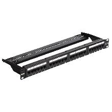PANN.PERMUT.19' C/24 PR.RJ45 CAT6 UTP 1U - VIMAR 03024.6 - VIMAR 03024.6 product photo