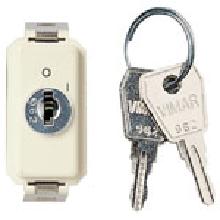 8000-INTERRUTTORE 2P 10A CHIAVE - VIMAR 08381 - VIMAR 08381 product photo