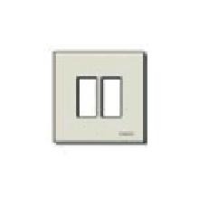 8606 - PLACCA 2M ALLUMINIO SCATTO ORO - VIMAR 08606 product photo