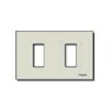 PLACCA 2 FORI SCATTO ALLUMINIO ORO - VIMAR 08636 product photo
