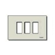 PLACCA 3F SCATTO ALLUMINIO ORO SERIE 8000 - VIMAR 08637 product photo
