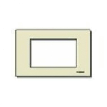 PLACCA 3 MODULI SP RESINA SCATTO AVORIO - VIMAR 08657.A product photo