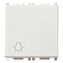 PLANA-PULS.1P NO 10A SIMB.LUCE 2M ILL.BIANCO - VIMAR 14008.2.L - VIMAR 14008.2.L product photo