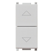 DOPPIO PULSANTE SU GIU SERIE PLANA SILVER - VIMAR 14062.SL product photo