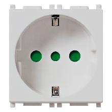 PRESA 2P+T 16A P30 SILVER - VIMAR 14209.SL product photo