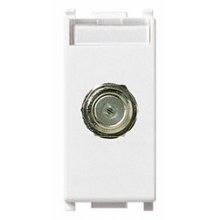 PRESA COASSIALE TIPO F FEMMINA BIANCO SERIE PLANA - VIMAR 14318 product photo