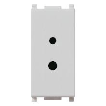 PLANA-PRESA POLAR.2P 6A 24V SILVER - VIMAR 14331.SL product photo