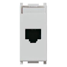 PLANA-PRESA RJ45 NETS.CAT5E FTP110 SILVER - VIMAR 14339.5.SL product photo