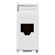 PLANA-PRESA RJ45 NETS.CAT6 UTP 110 BIANCO - VIMAR 14339.6 - VIMAR 14339.6 product photo