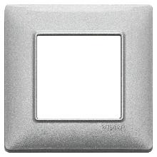 PLANA-PLACCA 2M METALLO ARGENTO METALLIZZATO - VIMAR 14642.71 - VIMAR 14642.71 product photo