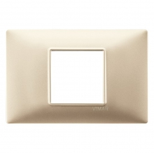 PLANA-PLACCA 2M.CENTR.TECNOP.CHAMPAGNE OPACO - VIMAR 14652.22 - VIMAR 14652.22 product photo