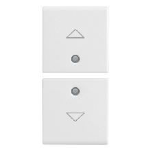 PLANA-DUE MEZZI TASTI 1M SIMBOLI FRECCE BIANCO - VIMAR 14751.2 - VIMAR 14751.2 - VIMAR 14751.2 product photo