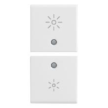 DUE MEZZI TASTI 1M DIMMER BIANCO - VIMAR 14751.3 - VIMAR 14751.3 product photo
