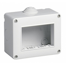CONTENITORE DA PARETE IP40 3 MODULI PER SERIE PLANA ARKE EIKON - VIMAR 14803 product photo